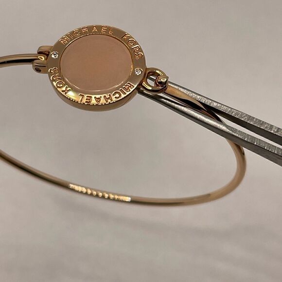 Bangle bracelet MICHAEL KORS rose gold tone - Picture 5 of 10